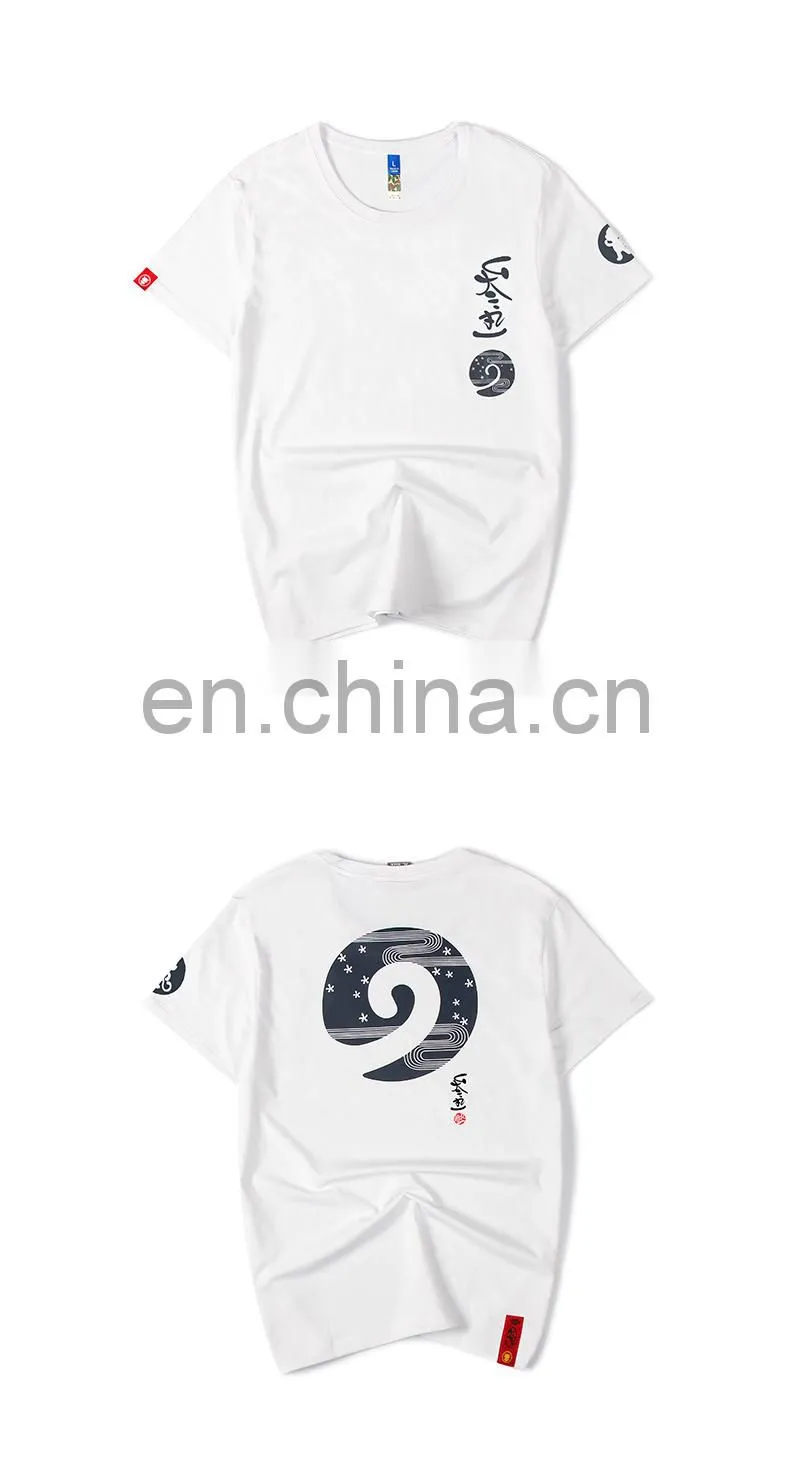 fashionable bulk Tshirts loose fit latest two color t shirt designs 2016 for men printing t-shirts