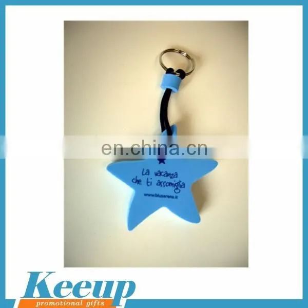 Promotion eva floating keychain