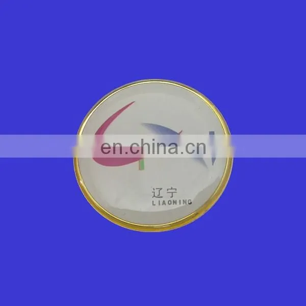 adhesive back custom aluminum square metal plate sticker