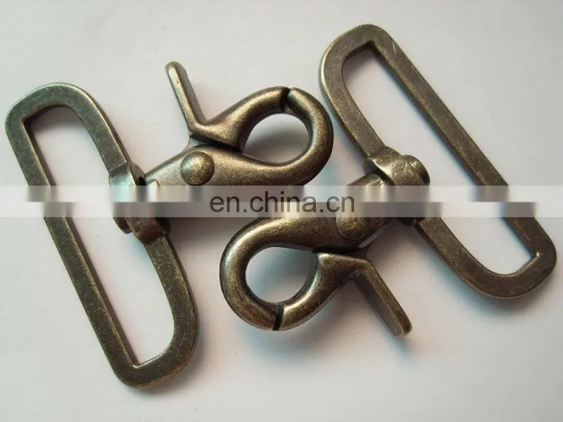 Wholesale custom swivel eye loop hook trigger dog collar snap hook