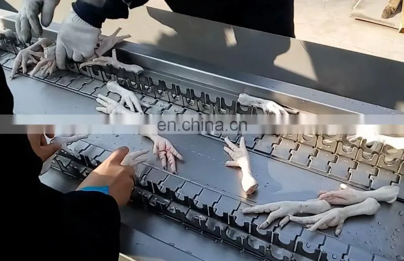 Chicken feet cleaning machine chicken feet machine chicken feet cutting machine