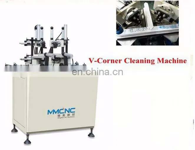 MMCNC PVC doors and windows machine V-corner clean machine on Sale