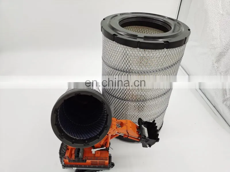 hot selling excavator parts air filter 4286128+4286130 AF25414+AF25412 for SK200-8 SK210-8 EX210-5 EX230LC-5 EX220-5 ZX200-3