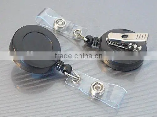 Retractable Badge Holder ID Card Holder Reel with SWIVEL-BACK Alligator Clip