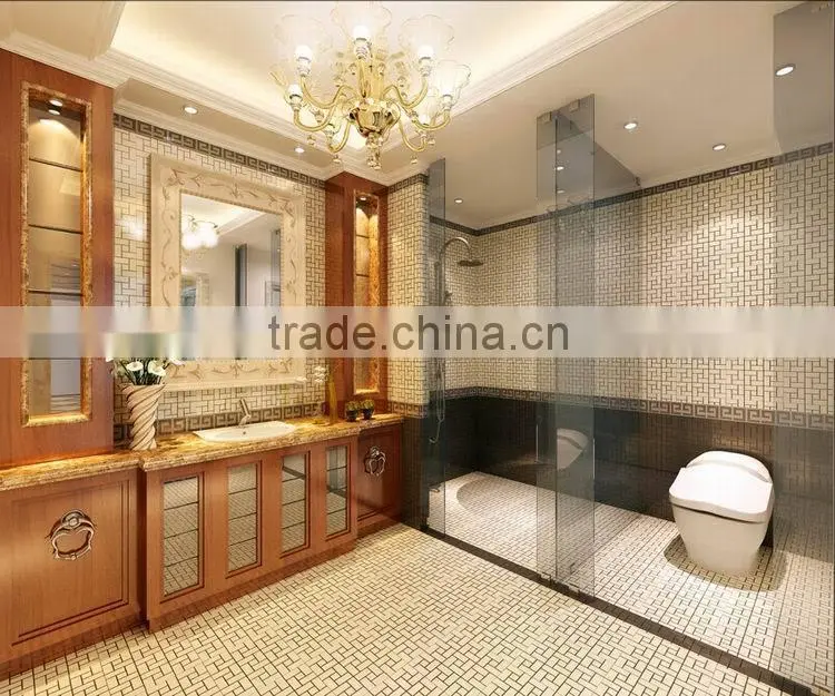 grid shape floor and wall ceramic tiles