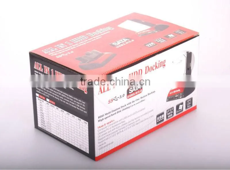 WLX-876U3 mulit-function All -in-1 USB 3.0 SATA HDD docking station