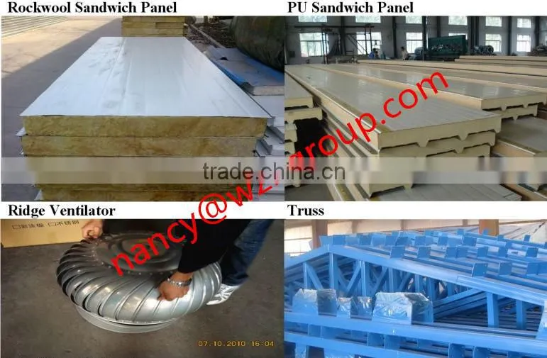 Prefabricated Span Steel Structure Warehouse Construction