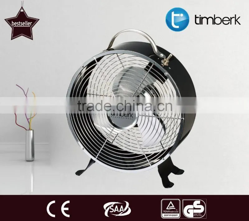 Clock table electric fan 9 inch