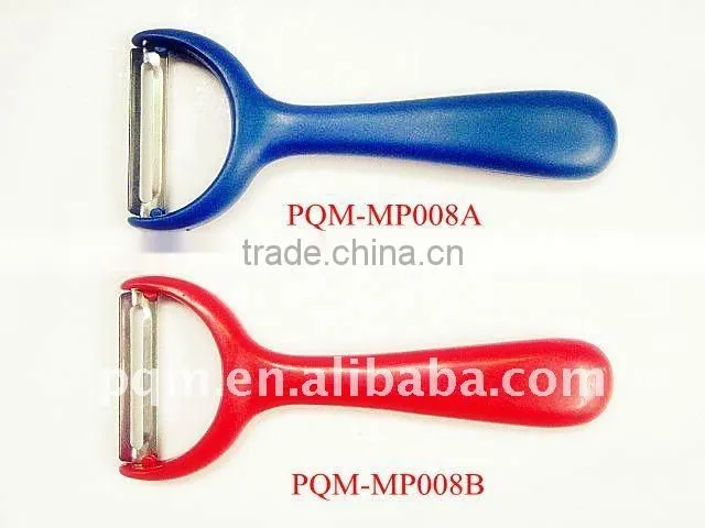 Passing food grade convenient used Y shape red veggie peeler 008B