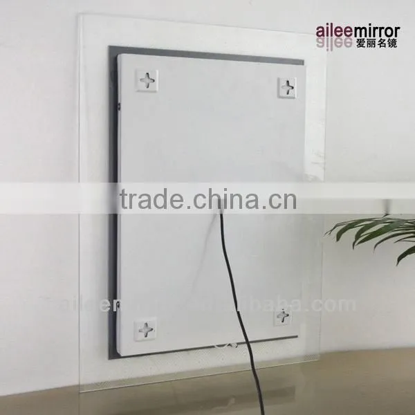 led clip light glass mirror interior or bathroom deocrative mirror