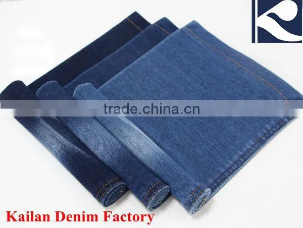 KD-625-12T 250g Twill Indigo Knitted Denim Fabric