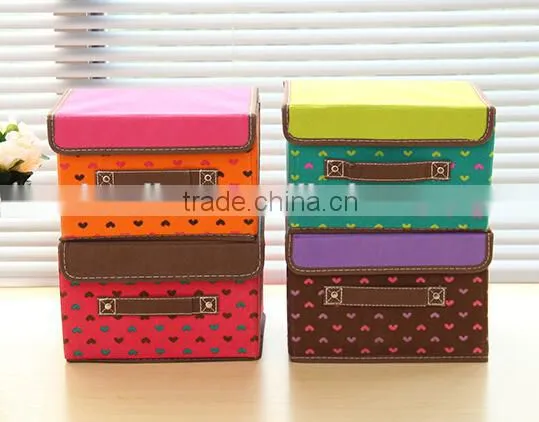 Foldable With Lid/PVC Storage Box