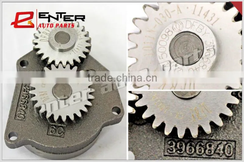 diesel engine spare parts 6ct oil pump 3966840
