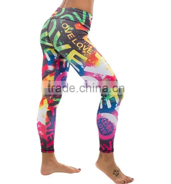 Full sublimation never fading sport leggings women&wholesale women leggings tights