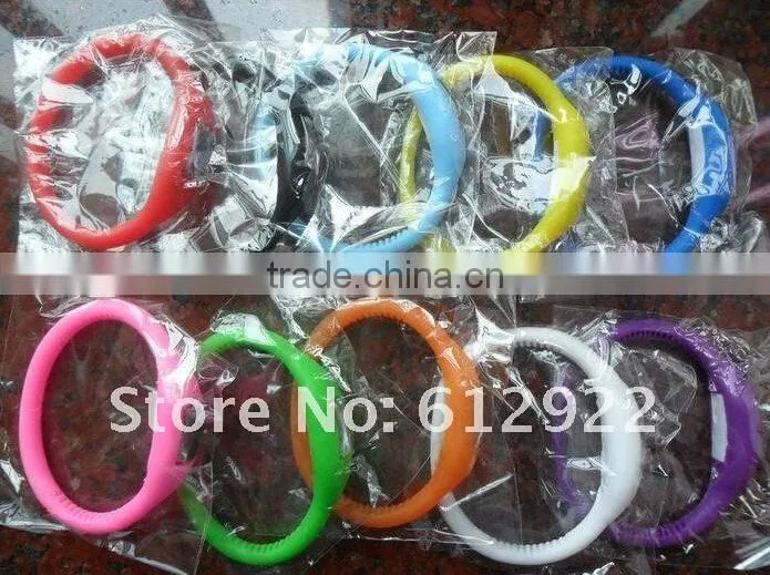 Silicone Ion Watch Jelly Digital Watch Colorful Anion Wrist Sport Watch 1ATM Watch