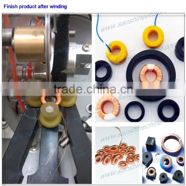 Slider type automatic toroid winding machine