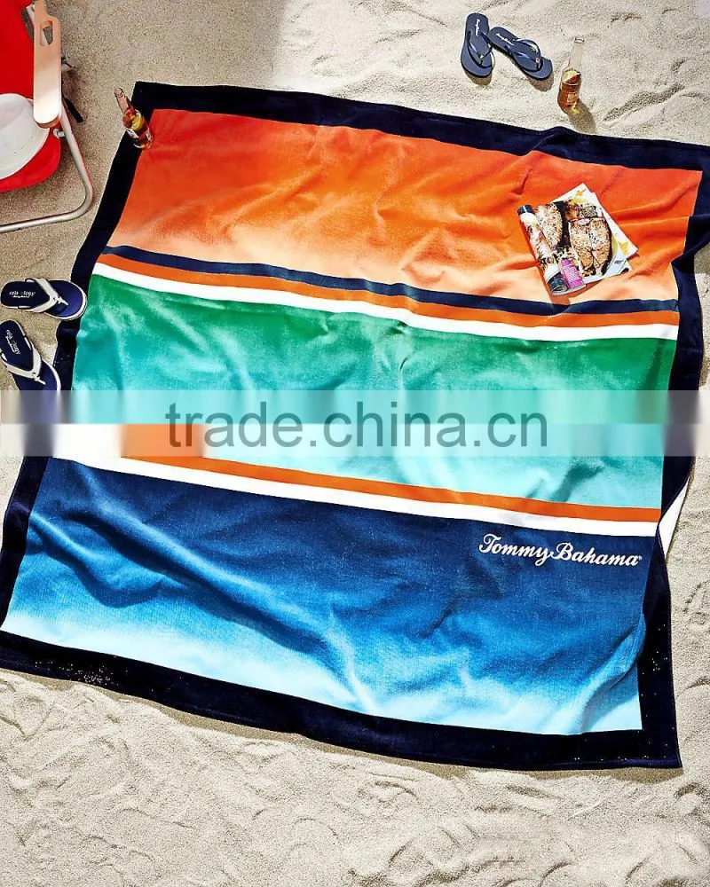 Wholesale Custom Funky Print Microfiber Beach Towel