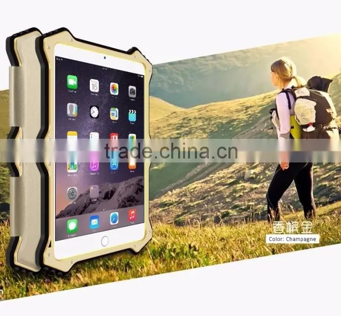 Original LOVE MEI MK2 Series Aluminum Flip Leather Kids Protective Back Cover Case For iPad Mini 1/2/3 TB-0153