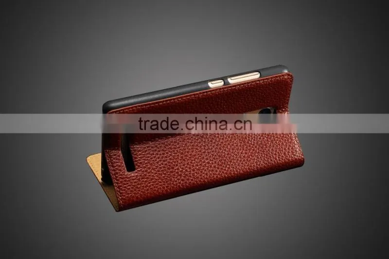 KDS Simple Version Genuine Leather Flip Case for Xiaomi Redmi Note 3 MT-5203
