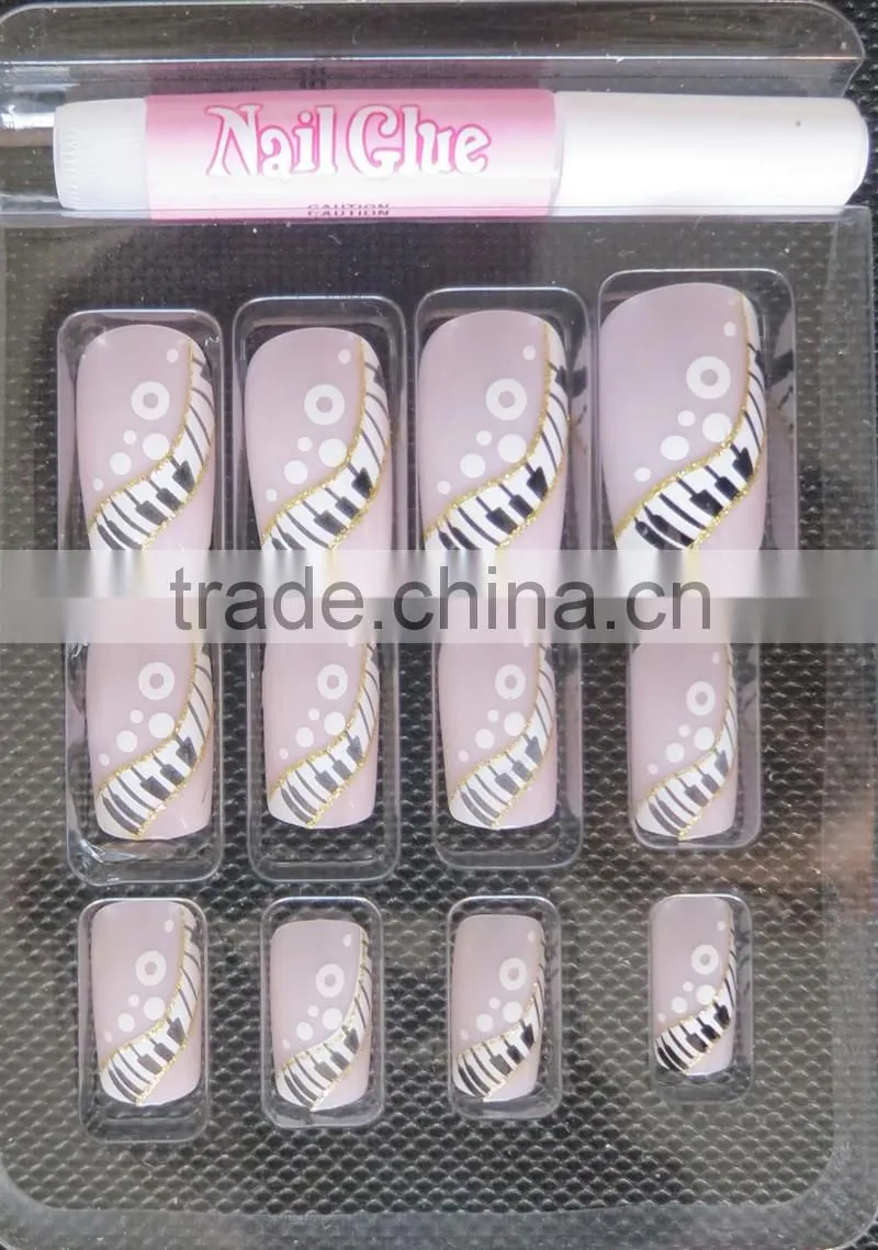 Nail tips fake nail art tips artificial fingernails with different style