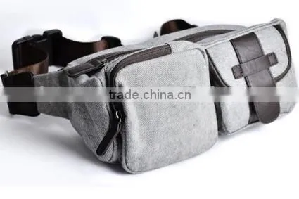 New Fashion Multi-functional Sports Bag 6 Zipper Pockets Waist Bag Fanny Chest Pack with Small Personal Stuffs