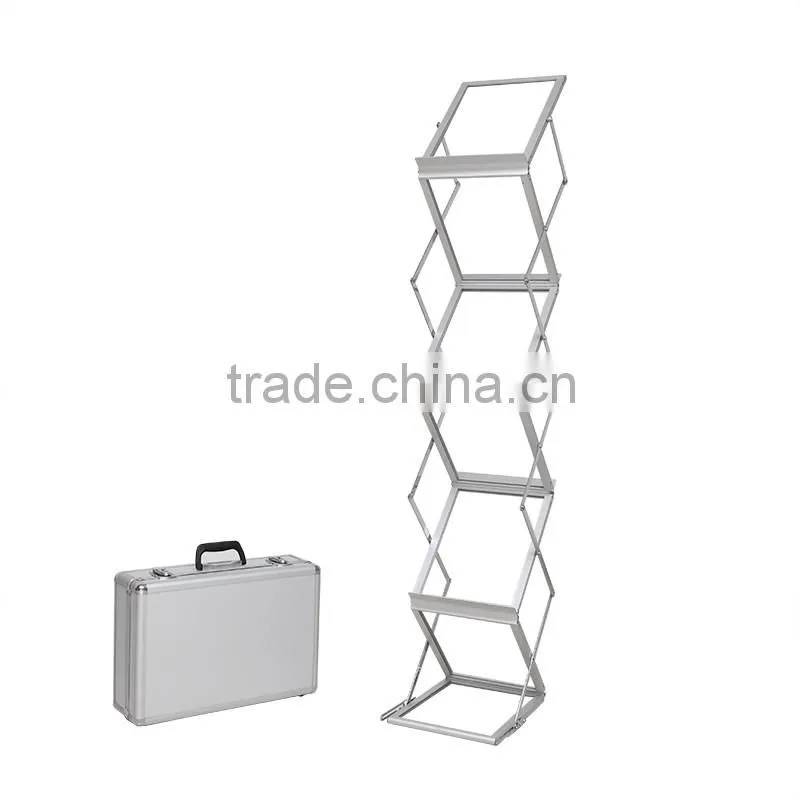 Portable literature brochure stand display