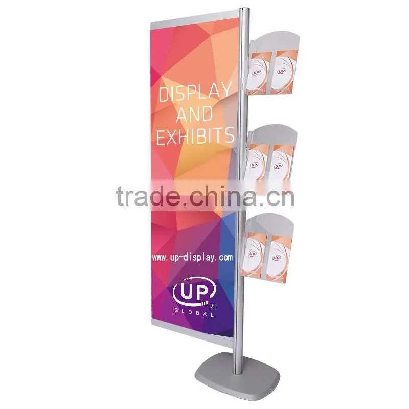Durable adjustable brochure holder