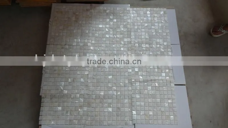 elegant white shell mother of pearl Mosaic