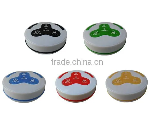 wireless ticket number systems with waiter smart watches for bar counter