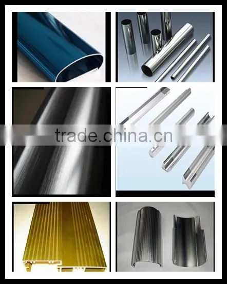 Sandblasting Anodizing Silver Aluminium Profiles