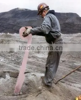 25m Gas Bags with Blast Hole Plug mineral use explosive liner bag