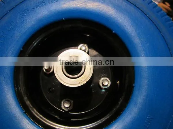 best qality pu foam wheel with bearing 4.10/3.50-4