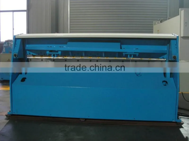 QC12Y CNC hydraulic swing beam shear machine , stainless steel cutting machine