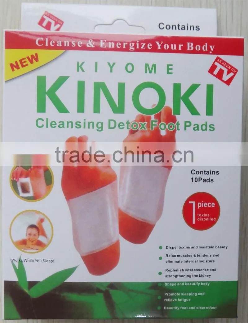 KIYOME KINPKI detox foot pads Ginger salt constipation treatment detox foot patch