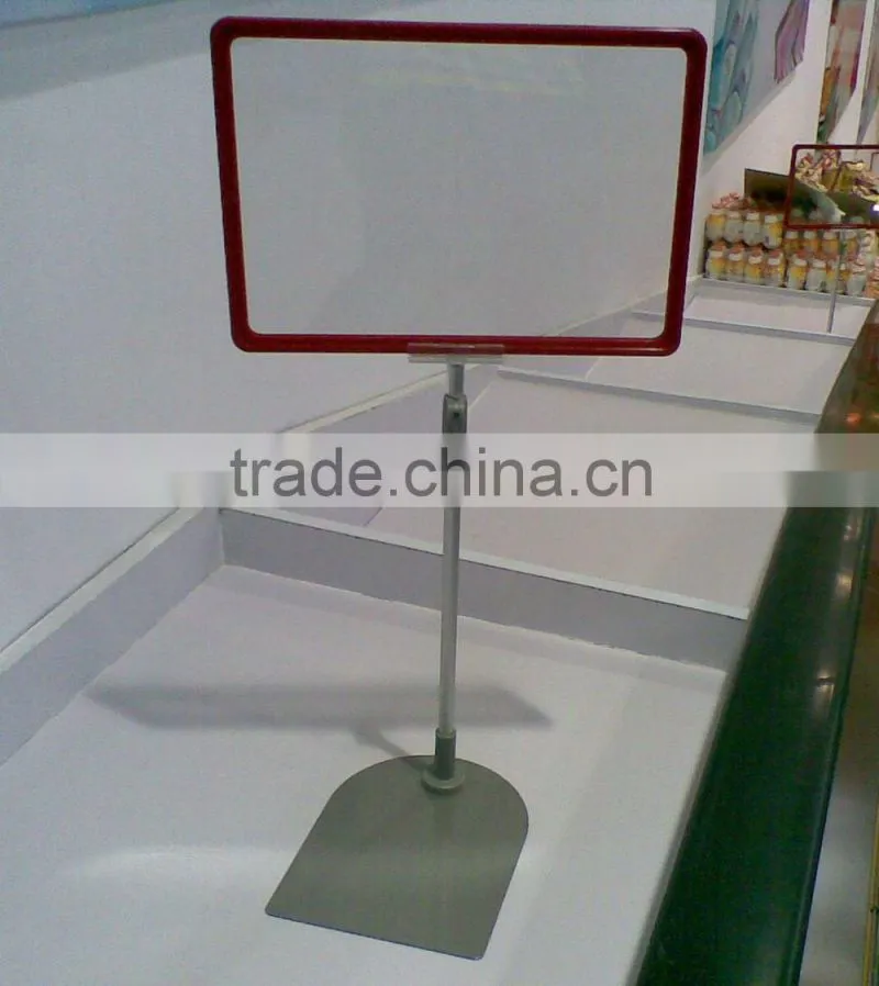 PP Display Supermarket Price Sign Board