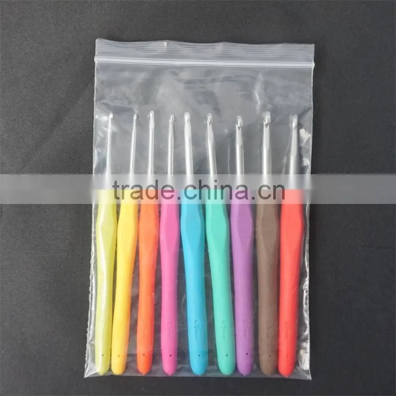 9pcs Aluminum Crochet hooks