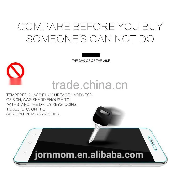 Brand new tempered glass screen protector for mobile phone coolpad K1 8729 with high quality