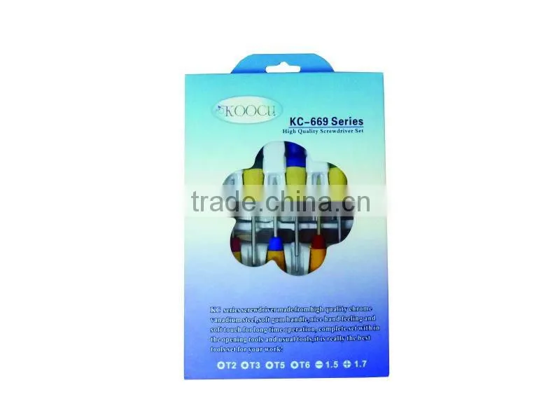KOOCU 669-1 10 in 1 For Mobilephone Screwdriver Set
