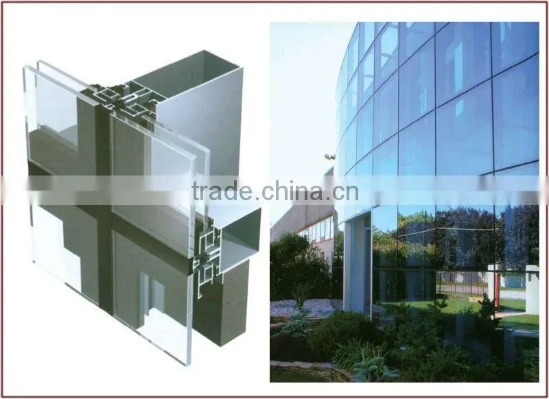 unitized glass curtain wall