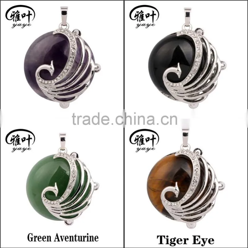 Wholesale natural semi precious stone Skull shape Pendant