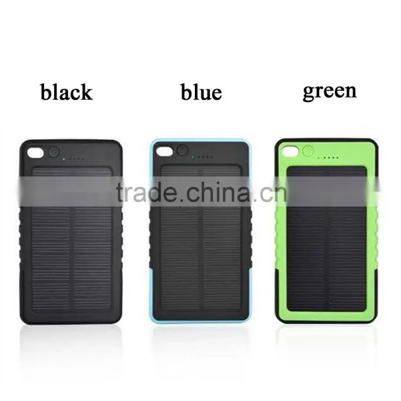 2016 outdoor multi functional USB solar mobile power supply waterproof & shockproof camp equipment manufacturer supplier