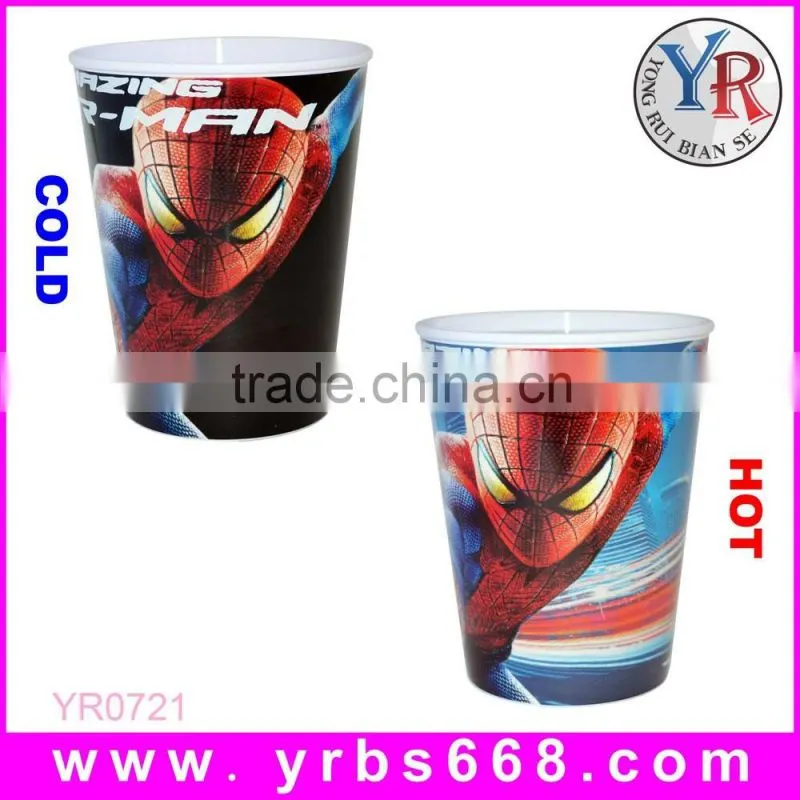 shenzhen manufactory cold color changing plastic drinking cup