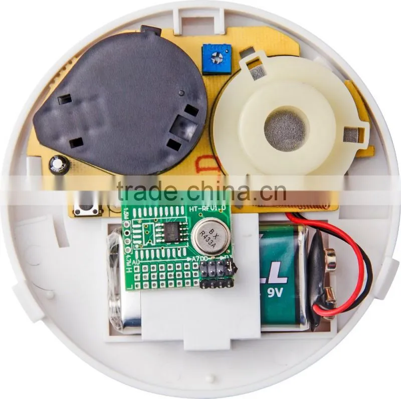 Beautiful Price lower standby current 75 db alarm sound battery-powered Wireless Smoke Sensor SD03 for security alarm system