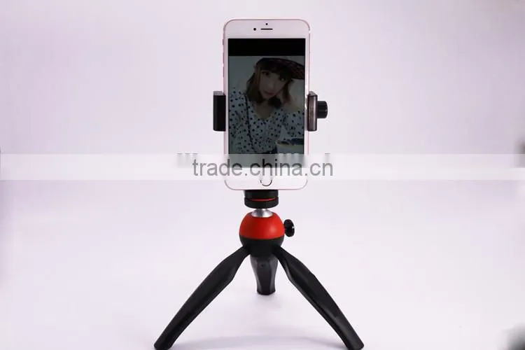 Strong 360 rotable camera Tripod Holder with rotation Phone Clip Mount for iPhone7/7plus/6/6s/6plus/5,SamsungS6 S9/Note 2 3 4 5