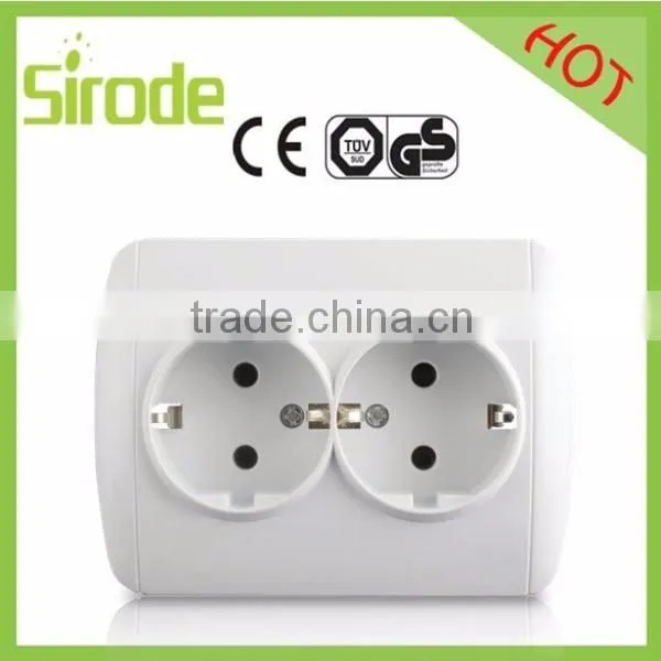 livolo type EURO SCHUKO SOCKET 250v electrical socket wall safe waterproof socket outlet and switch with cover