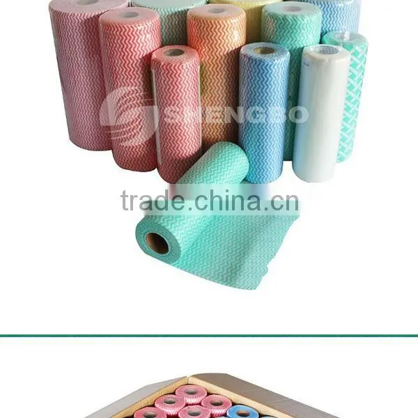 Red Nonwoven Textile Fabric