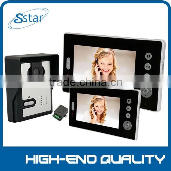 2.4GHz Wireless Video Doorphone & 7" TFT LCD Wireless Indoor Monitor XSL-712