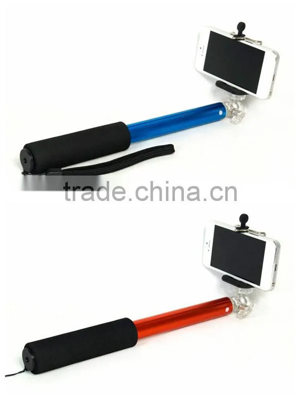 Five Colors Extendable Camera Bluetooth Selfie Stick Monopod Handheld Pole for iPhone Samsung HTC Digital Camera