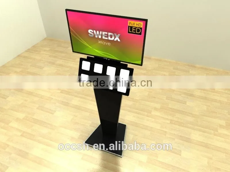 Swdex Wave 50 Inches Remote Control Advertising Display Kiosk Stand 4K Tough Panel DIgital Signage