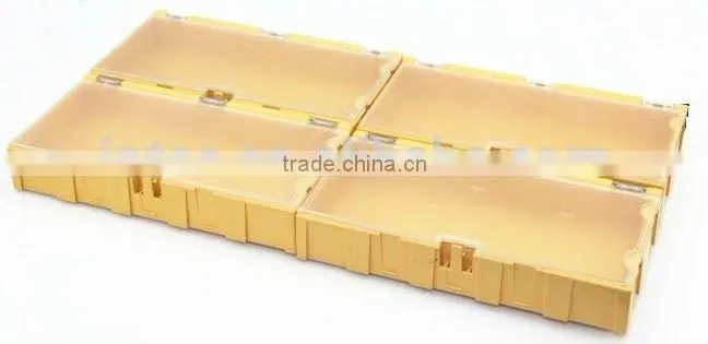 Semi-transparent cover Component storage box / Small parts storage cabinet